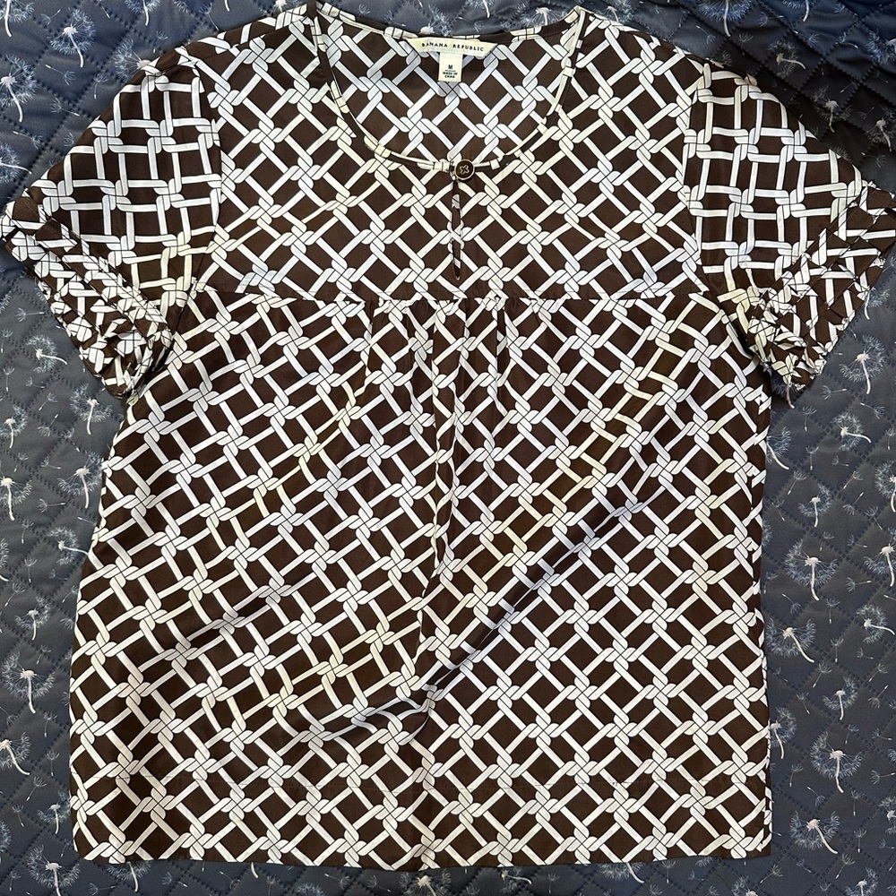 Silk Banana Republic shirt